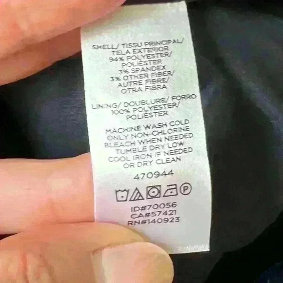 Loft Front Button Check Print Mini Skirt Red/Navy 2 - Picture 6 of 7